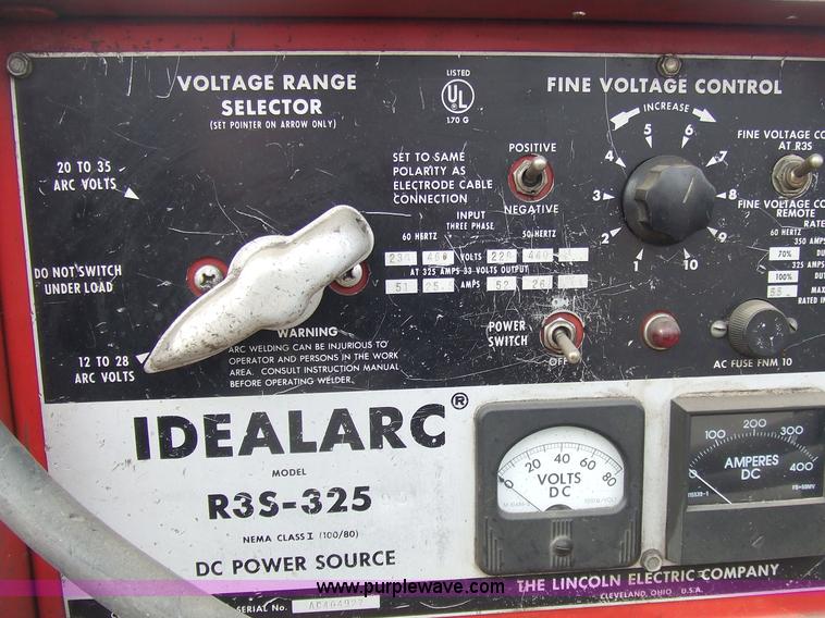 image for item 2345 Lincoln Idealarc welder with wire feeder