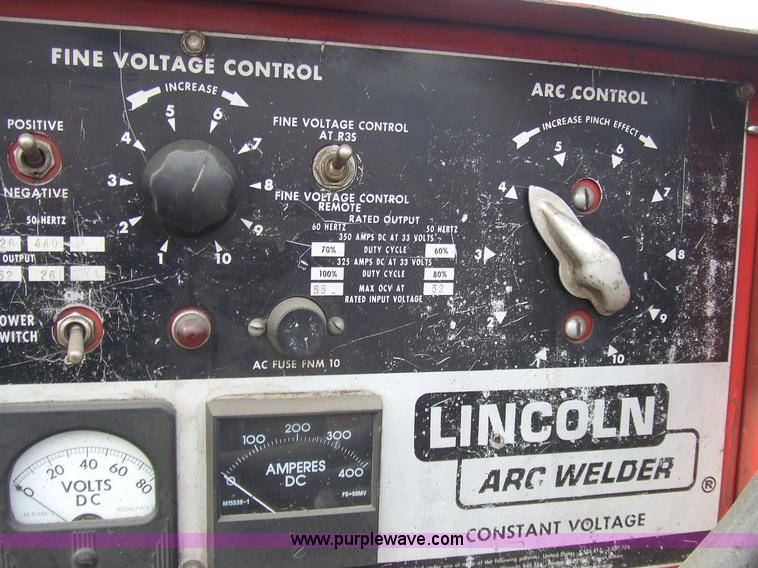 image for item 2345 Lincoln Idealarc welder with wire feeder