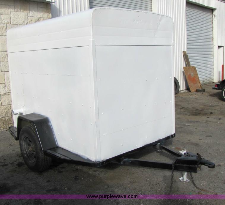 image for item 3521 2004 shop built 5x8 utility trailer