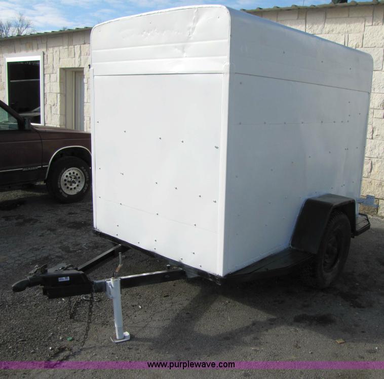 image for item 3521 2004 shop built 5x8 utility trailer
