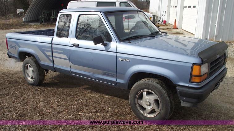 image for item 5488 1991 Ford Ranger STX extended cab pickup truck