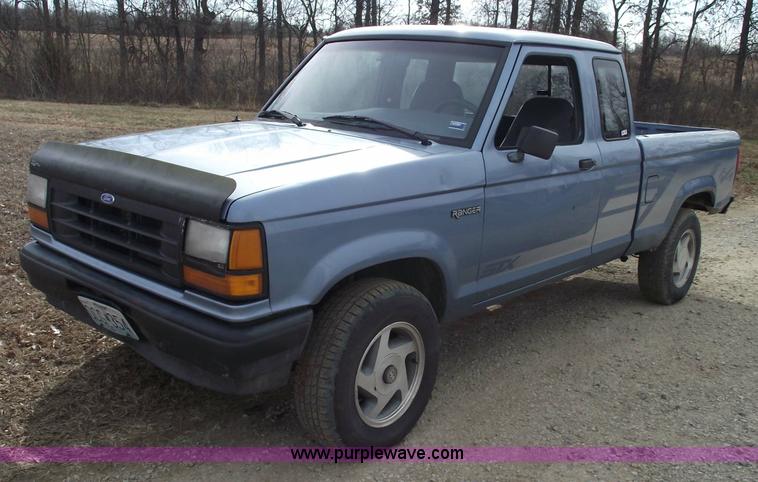 image for item 5488 1991 Ford Ranger STX extended cab pickup truck