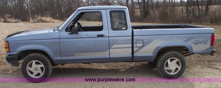 image for item 5488 1991 Ford Ranger STX extended cab pickup truck