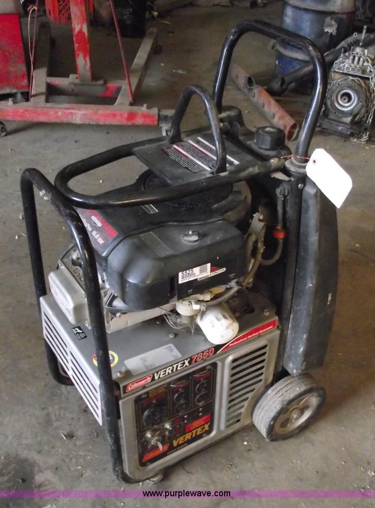 image for item 5525 Coleman Vortex 7850 generator