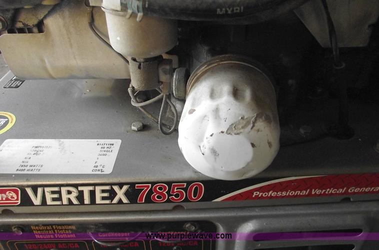 image for item 5525 Coleman Vortex 7850 generator