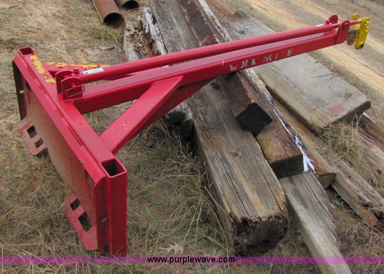 image for item 9012 Workhorse skid steer 14' hydraulic boom extender