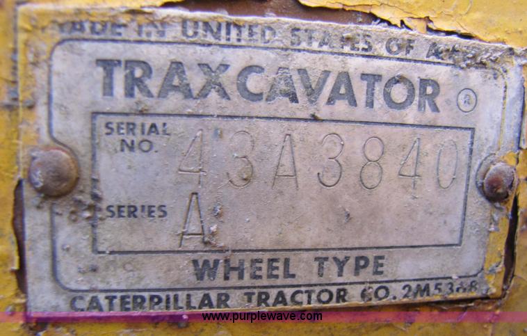image for item 5342 1960 Caterpillar 944A Traxcavator wheel loader