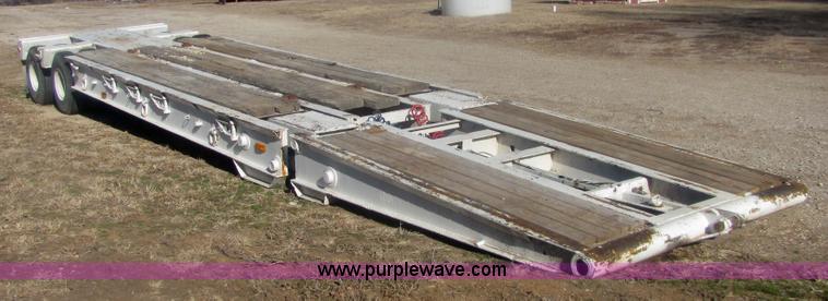 image for item 6816 1962 Hyster 40 ton equipment trailer