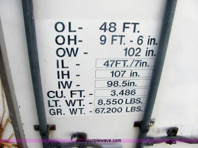 image for item 6817 1997 aluminum storage container