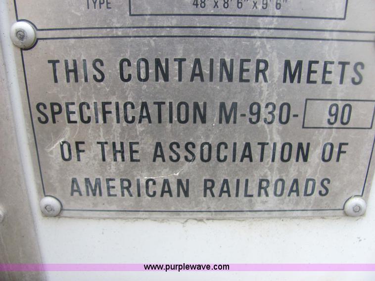 image for item 6817 1997 aluminum storage container