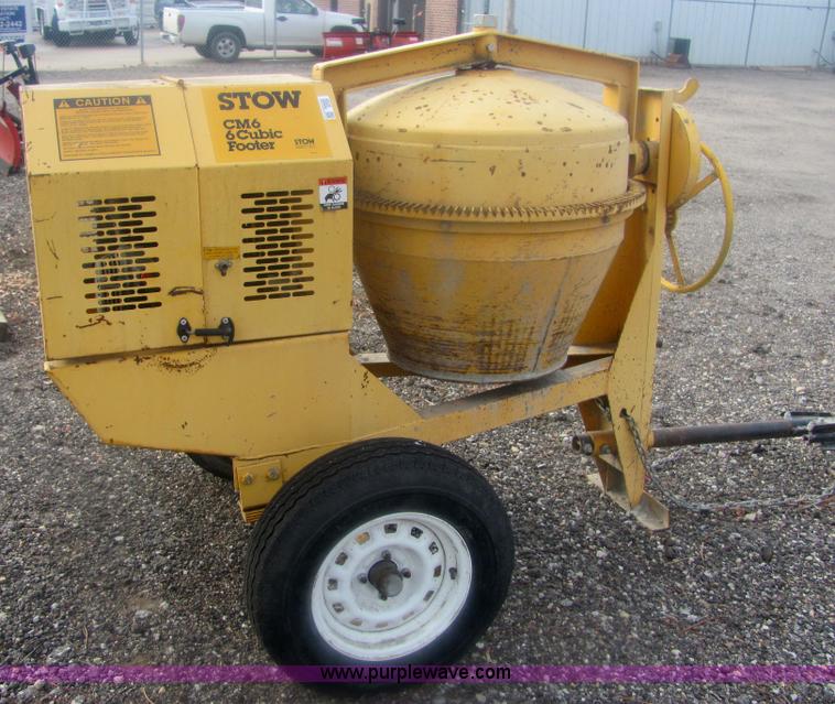 image for item 6820 Stow CM6 six cubic foot mixer