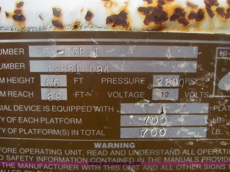 image for item 6823 1988 GMC Sierra C70 boom bucket truck