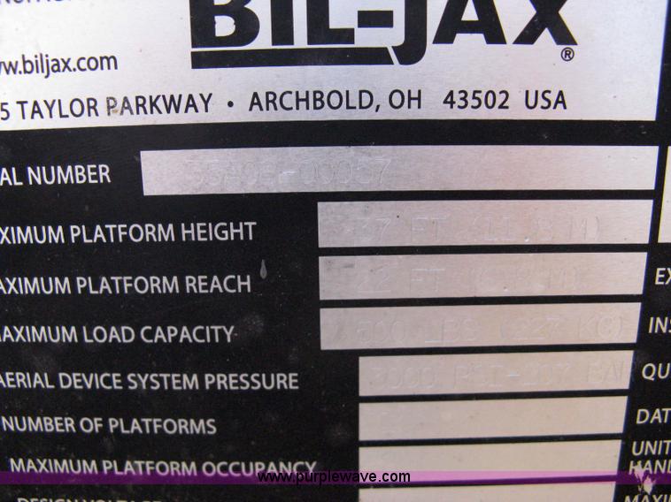 image for item 8080 2008 Bil-jax 3522A aerial lift