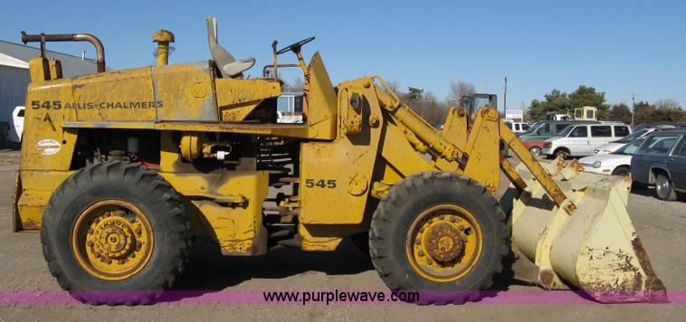image for item 8100 1967 Allis-Chalmers 545 wheel loader