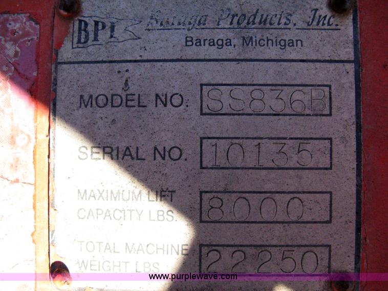 image for item 8103 1990 BPI SS-836B telehandler