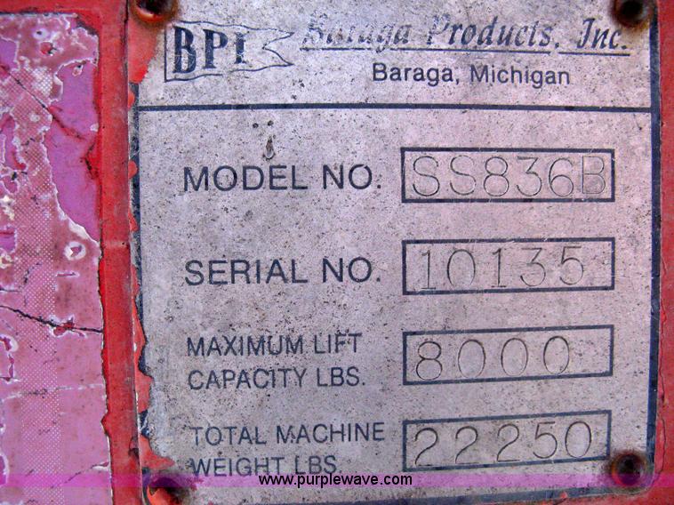 image for item 8103 1990 BPI SS-836B telehandler