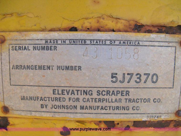 image for item 8110 1970 Caterpillar 621 scraper