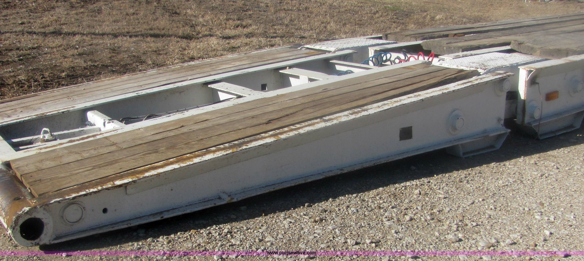 1962 Hyster 40 ton equipment trailer in Augusta, KS Item 6816 sold