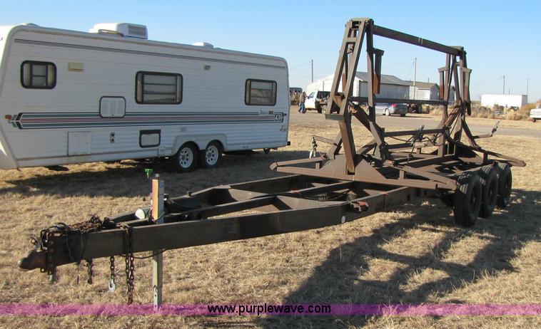 image for item 3560 Homemade double header trailer