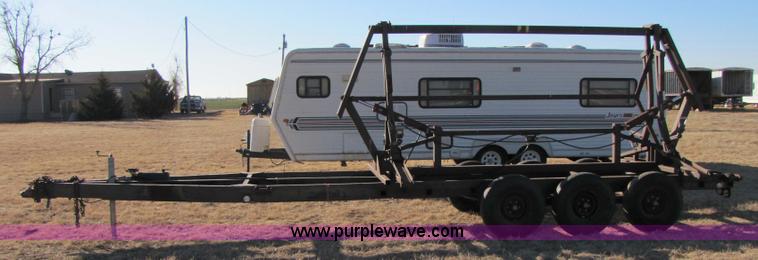 image for item 3560 Homemade double header trailer