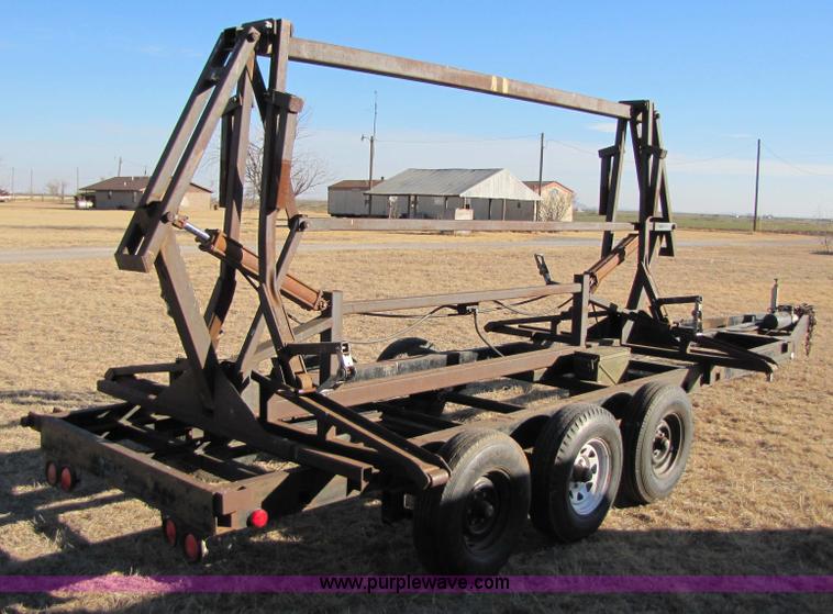 image for item 3560 Homemade double header trailer