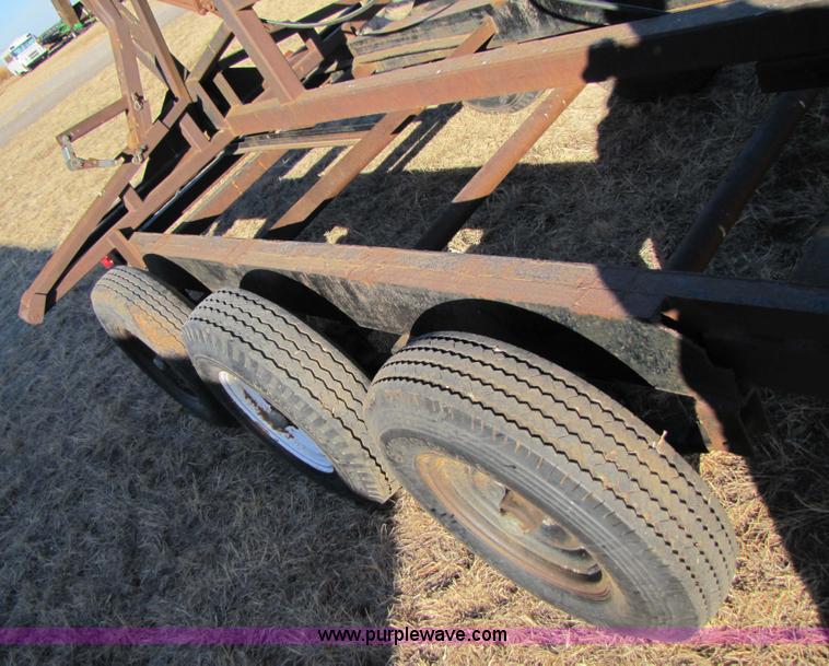 image for item 3560 Homemade double header trailer