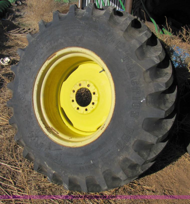 image for item 3563 18.4R26 radial tire and rim