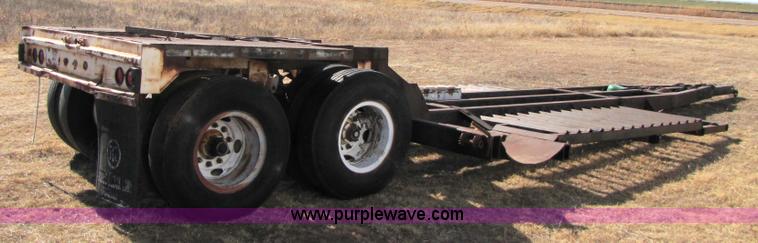 image for item 3568 Homemade A-frame combine trailer