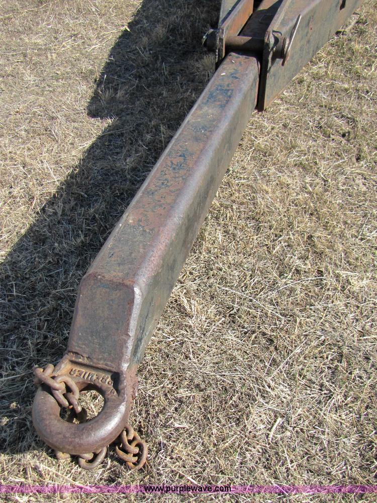 image for item 3568 Homemade A-frame combine trailer