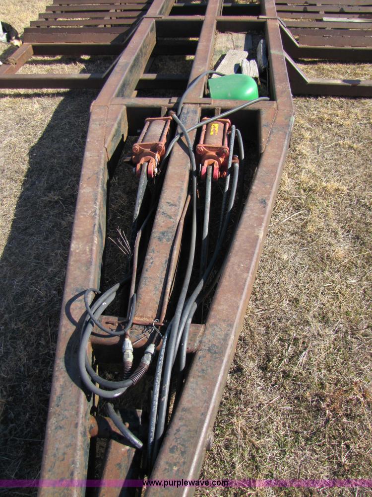 image for item 3568 Homemade A-frame combine trailer