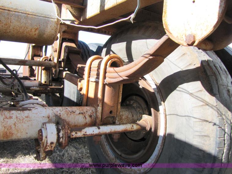 image for item 3568 Homemade A-frame combine trailer