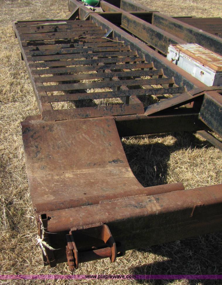 image for item 3568 Homemade A-frame combine trailer