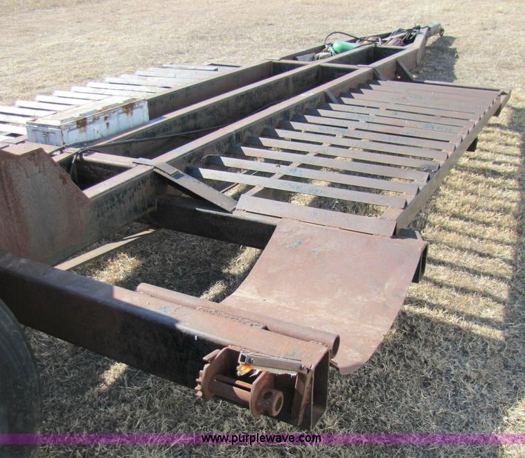 image for item 3568 Homemade A-frame combine trailer
