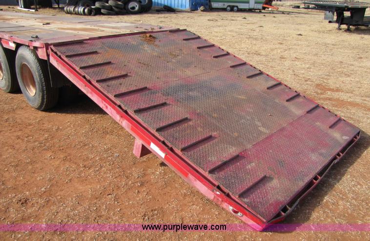 image for item 3570 1980 Transcraft DTX-20-42 52' drop deck trailer