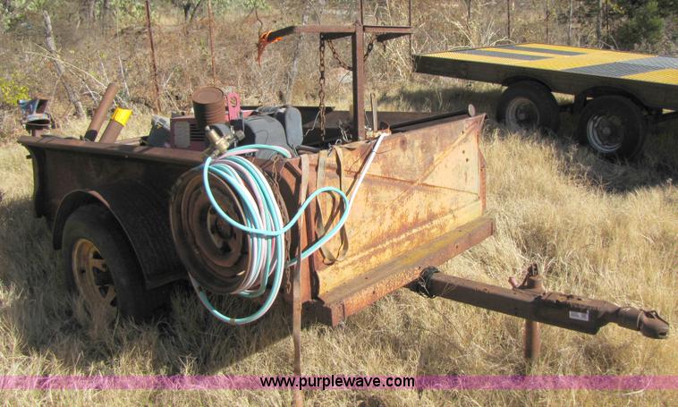 image for item 3652 Welding trailer with gas powered welder