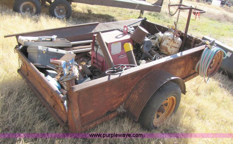 image for item 3652 Welding trailer with gas powered welder