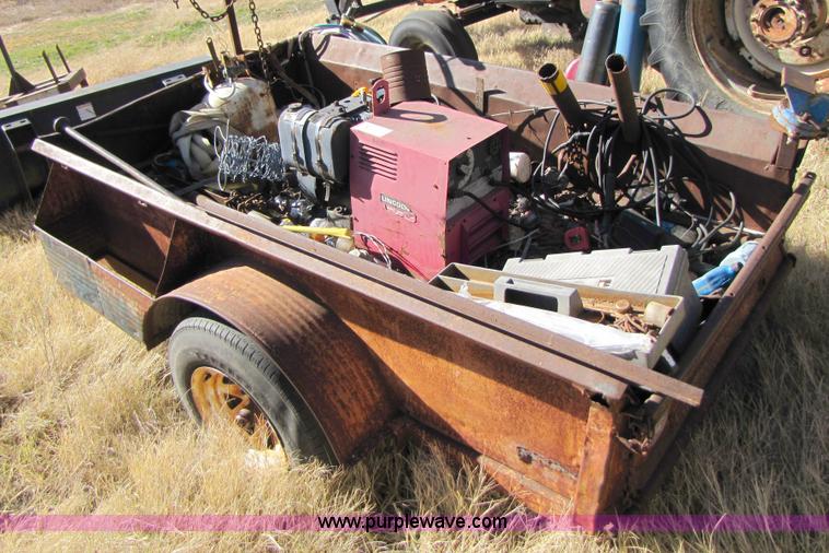 image for item 3652 Welding trailer with gas powered welder
