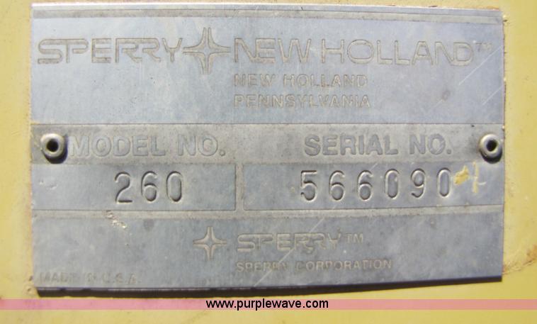 image for item 3656 New Holland 260 basket rake