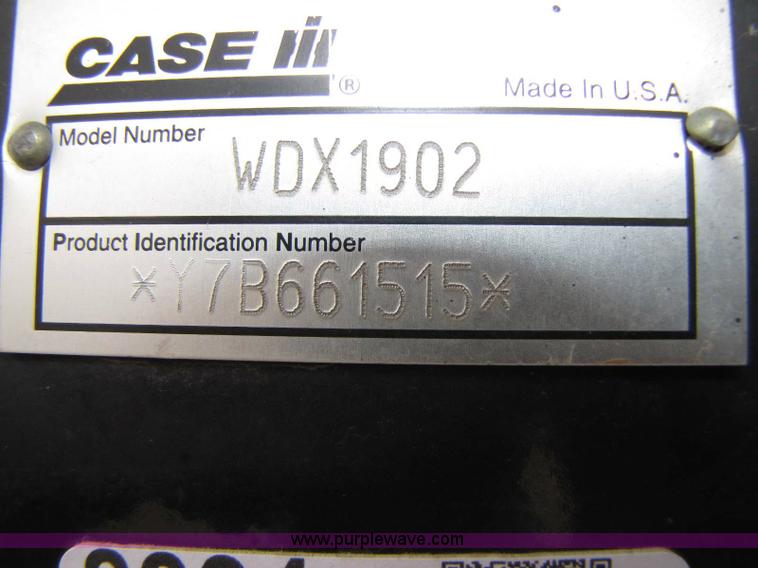 image for item 8334 2007 Case IH WDX1902 swather
