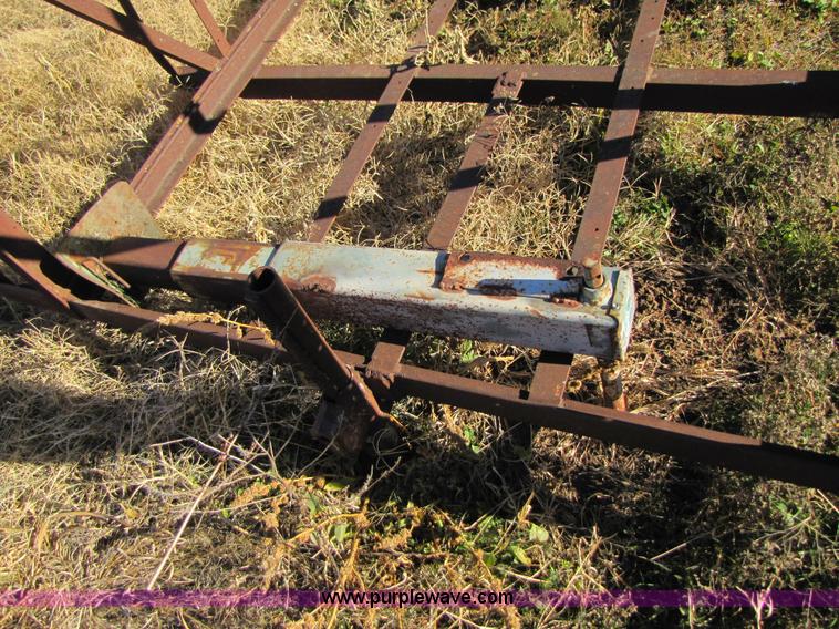 image for item 9003 16' gooseneck trailer frame with bale ring feeder parts