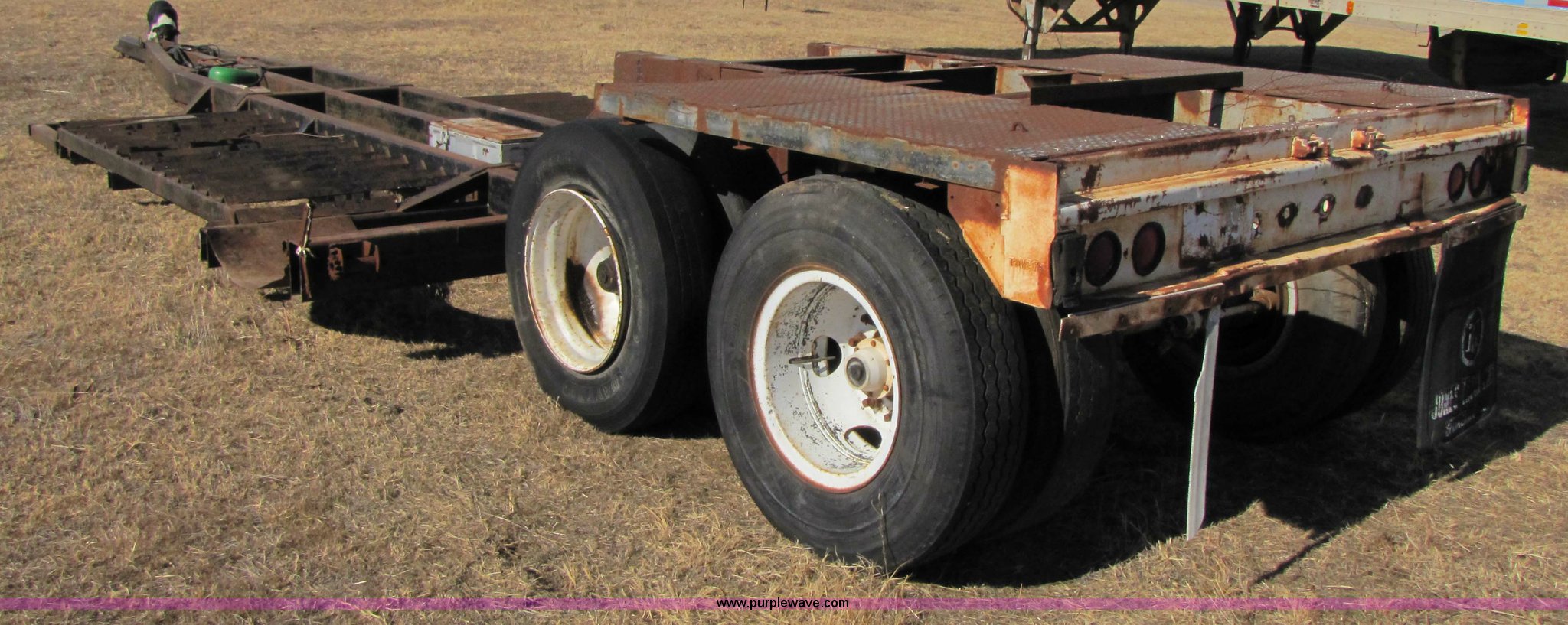Homemade Aframe combine trailer in Roosevelt, OK Item 3568 sold