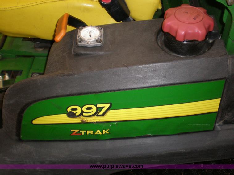 image for item 1202 2007 John Deere 997 Z Trac mower