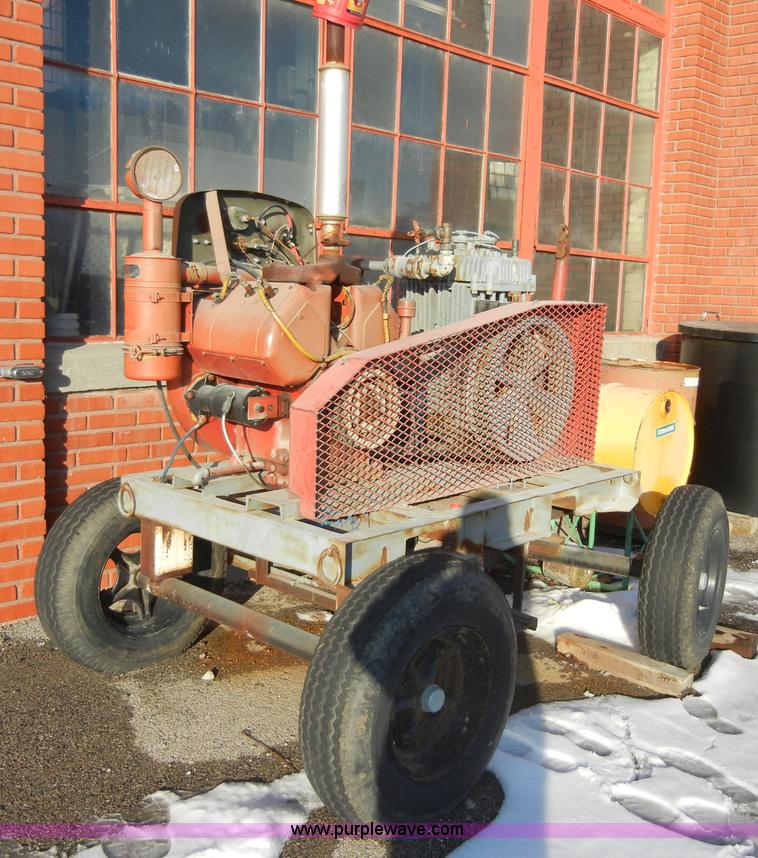 image for item 2128 Quincy 350 portable air compressor