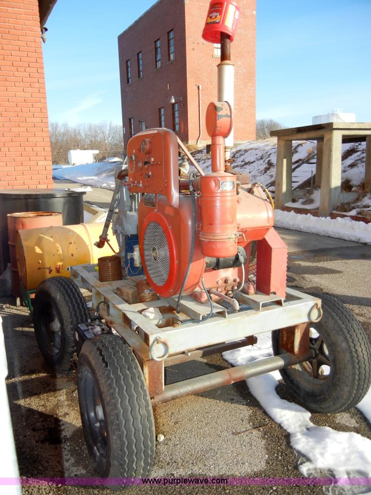image for item 2128 Quincy 350 portable air compressor