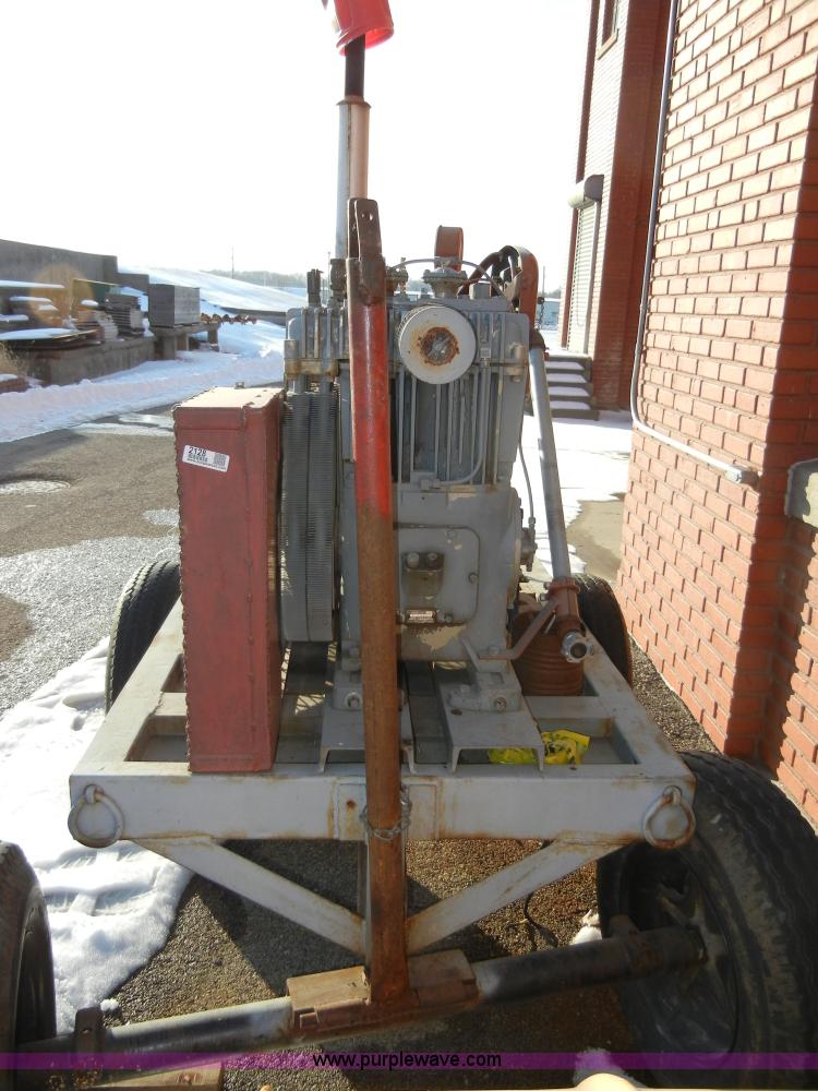 image for item 2128 Quincy 350 portable air compressor