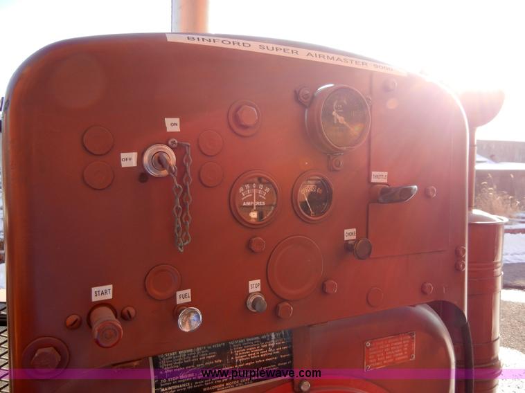 image for item 2128 Quincy 350 portable air compressor