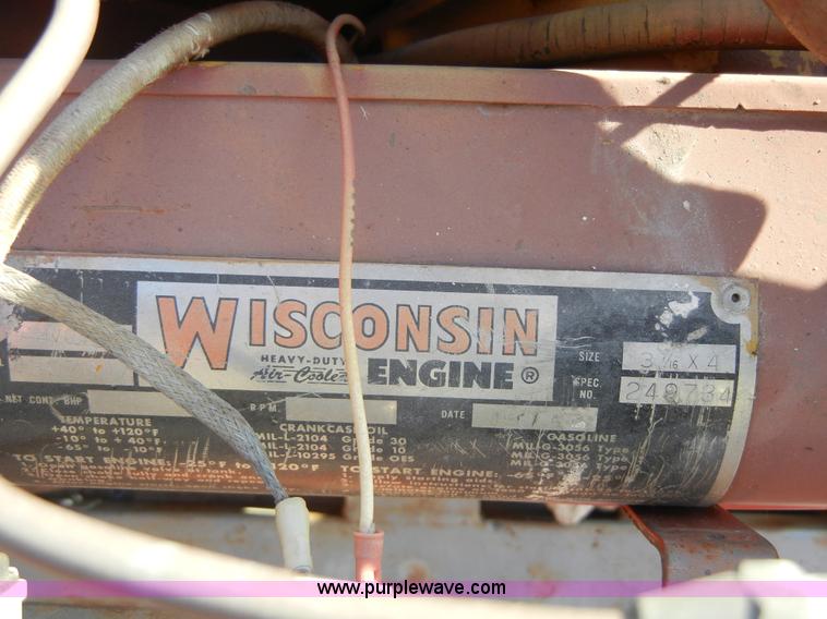 image for item 2128 Quincy 350 portable air compressor