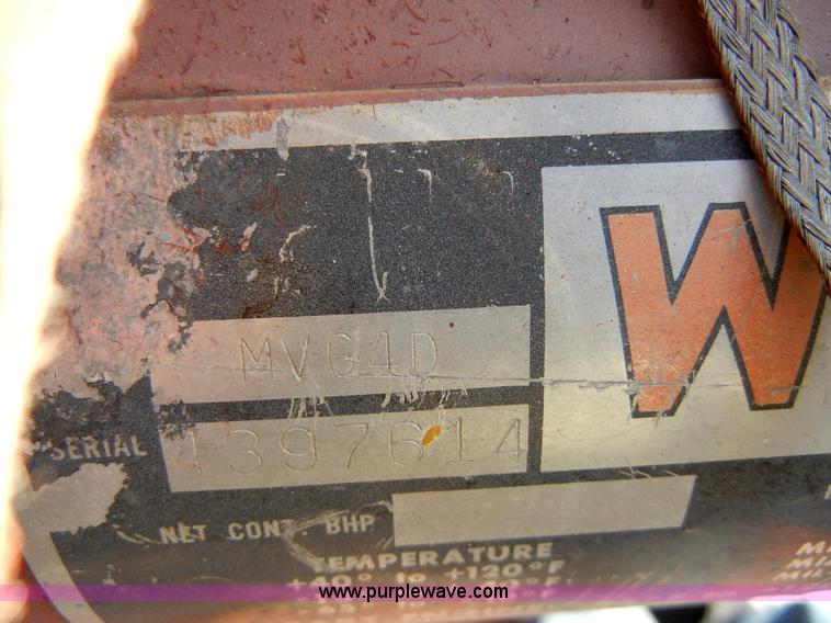 image for item 2128 Quincy 350 portable air compressor