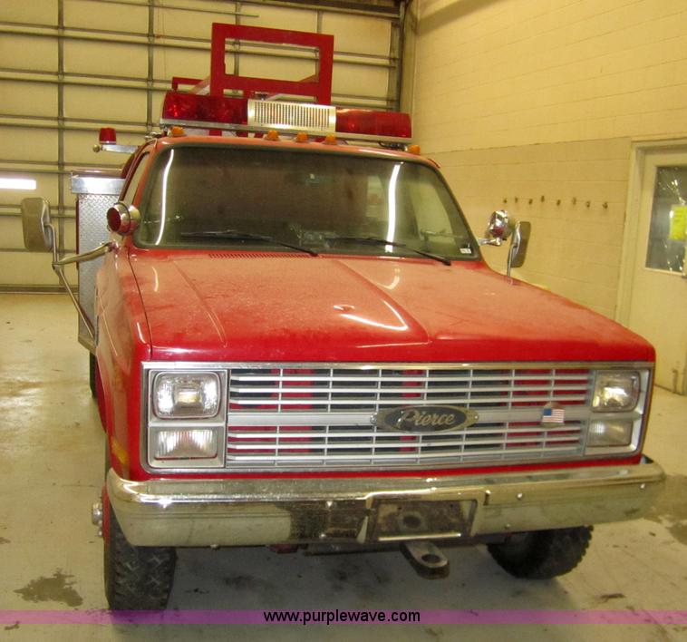 image for item 2960 1984 Chevrolet K30 one ton firetruck