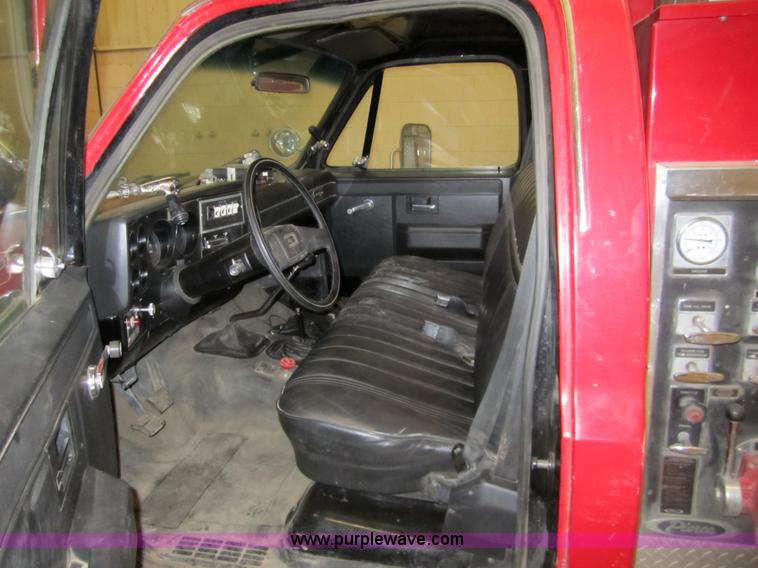 image for item 2960 1984 Chevrolet K30 one ton firetruck